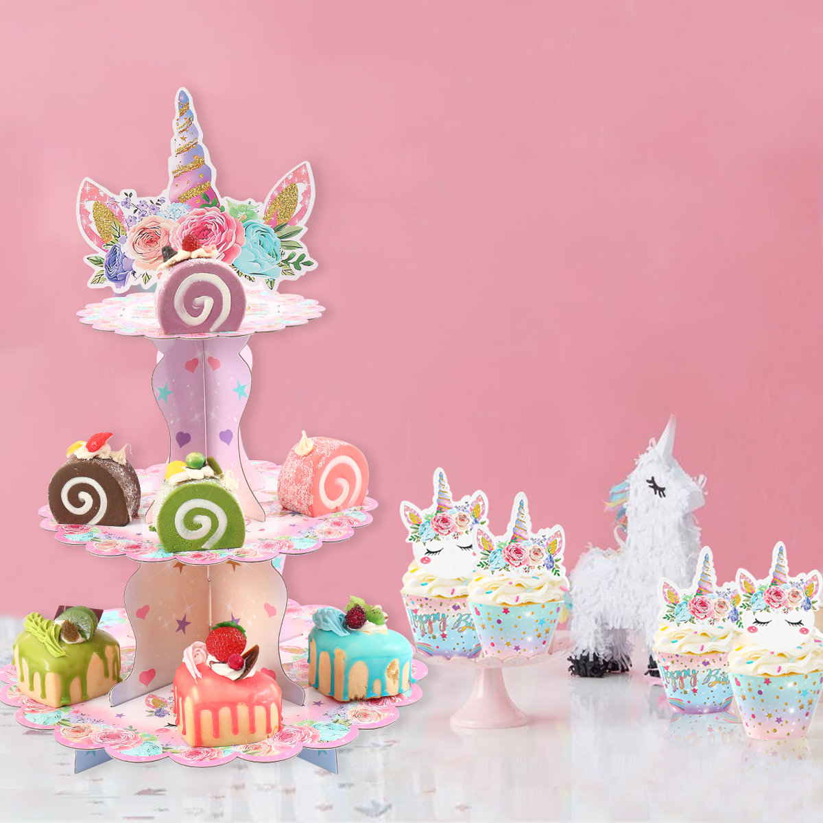 Cake Display Stand Jungle Merm - Art Craft Party avaliação e preço