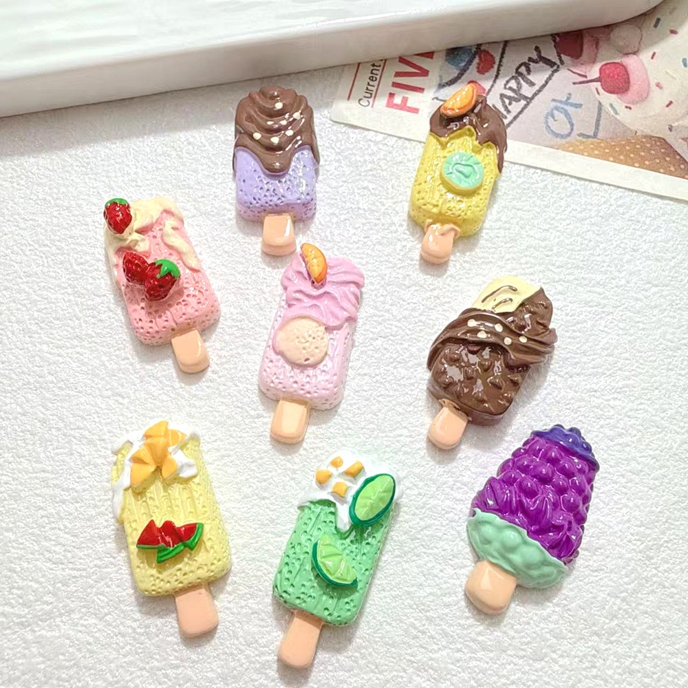 10/100pcs Cute Miniatures Doll - Art Craft Ice Cream avaliação e preço