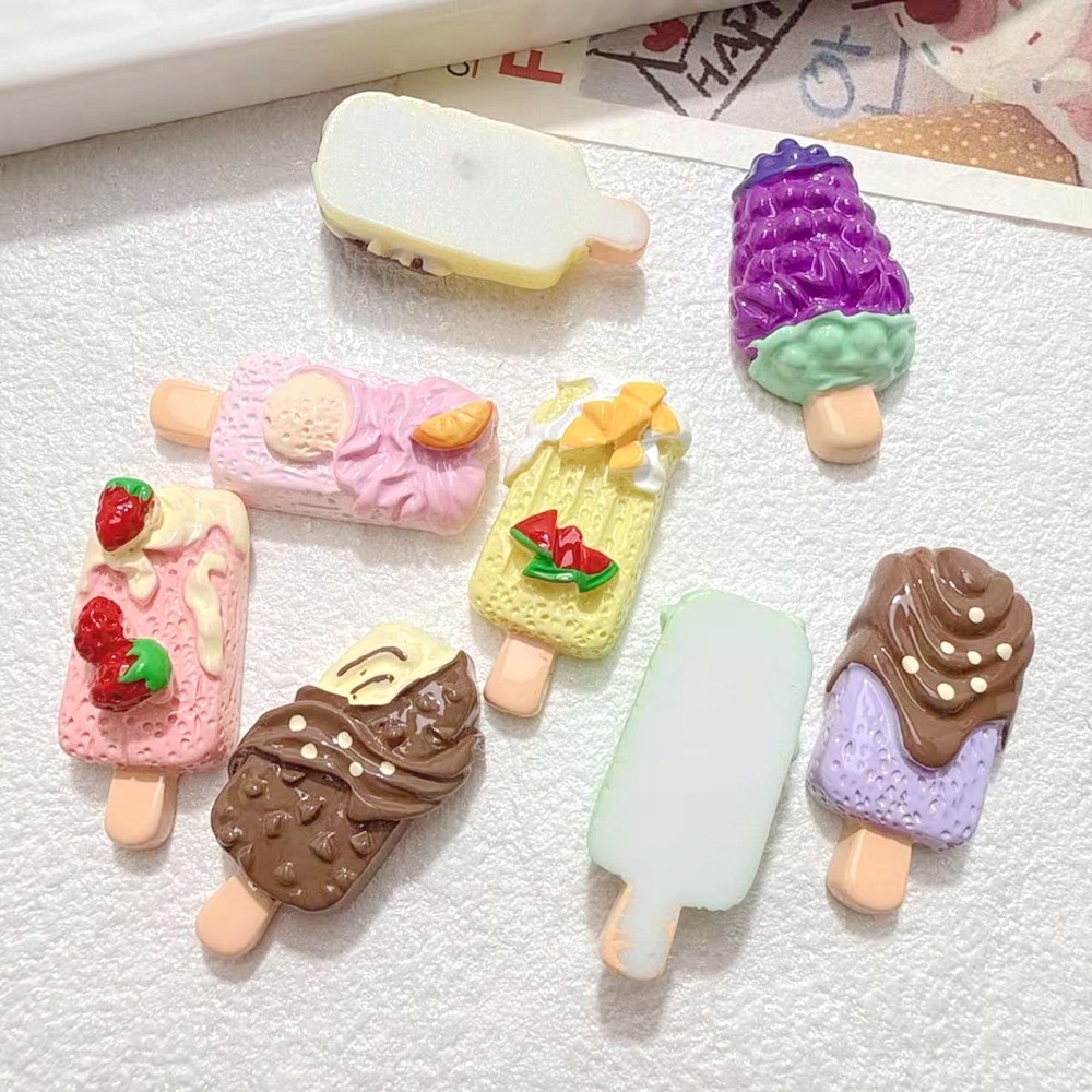 10/100pcs Cute Miniatures Doll - Art Craft Ice Cream avaliação e preço