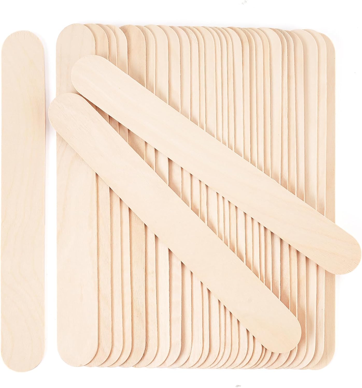 60 Jumbo Craft Sticks 8 Inch N - Art Craft Ice Cream avaliação e preço