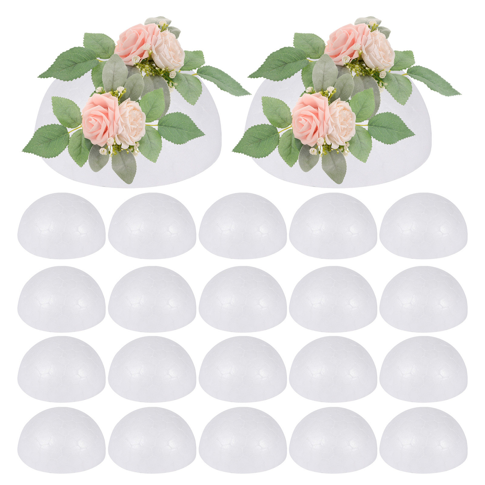 200Pcs 3Cm White Polystyrene S - Art Craft Winter avaliação e preço