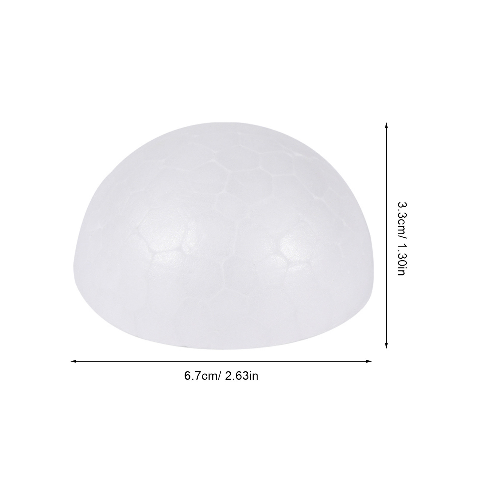 200Pcs 3Cm White Polystyrene S - Art Craft Winter avaliação e preço
