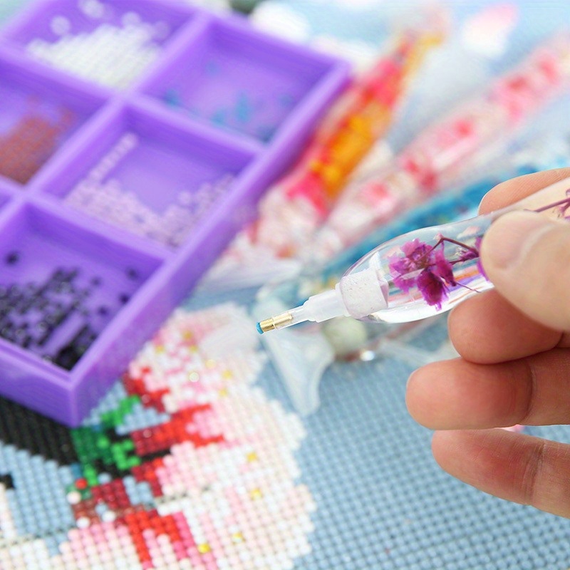1set Flower Design Resin 5D Di - Art Craft Painting avaliação e preço