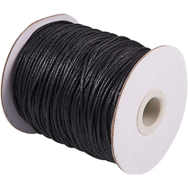 1Roll 100 Yards Waxed Cord Cot - Macrame Cord Cotton avaliação e preço